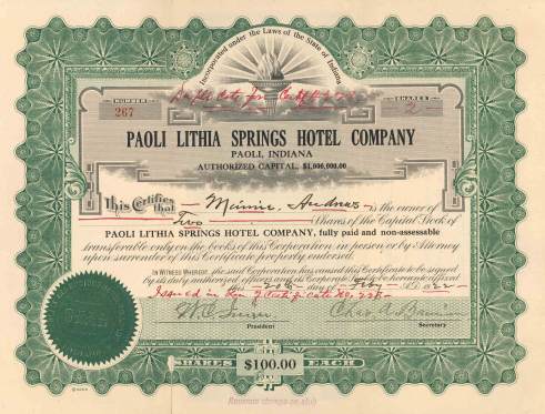 Lithia Springs Hotel Company.