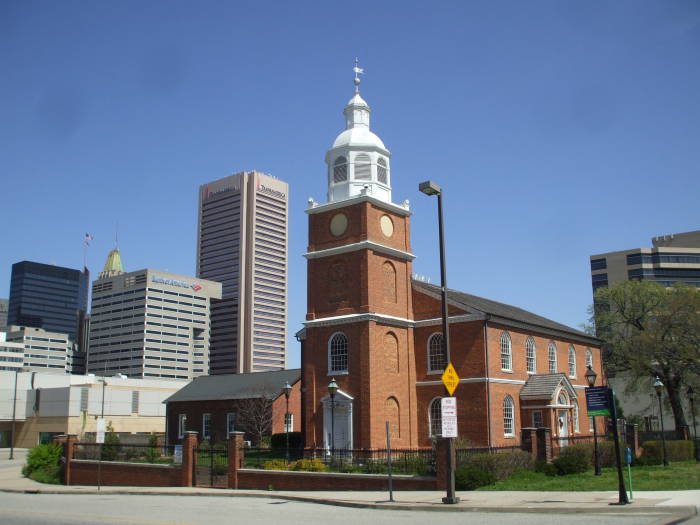 Old Otterbein Church, the 'Mother Church' of the United Brethren in Christ, current building erected in 1783.