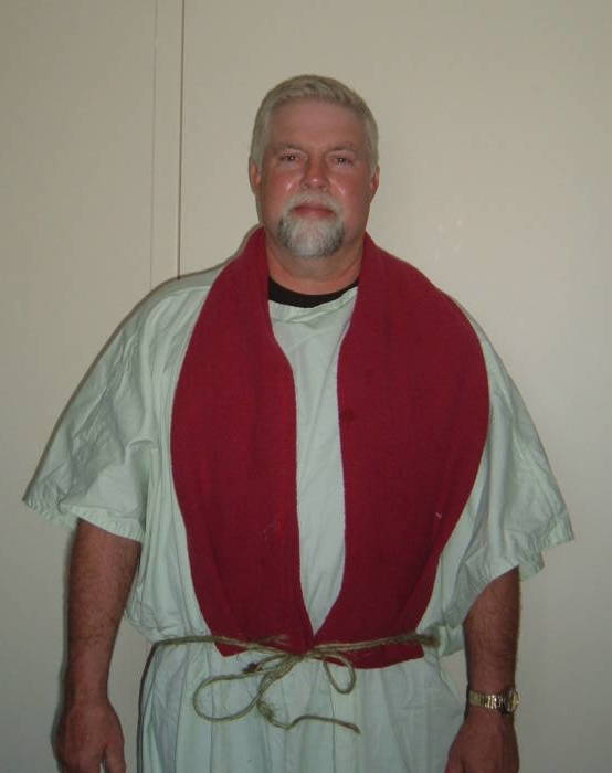 Mike Benham as the apostle John.