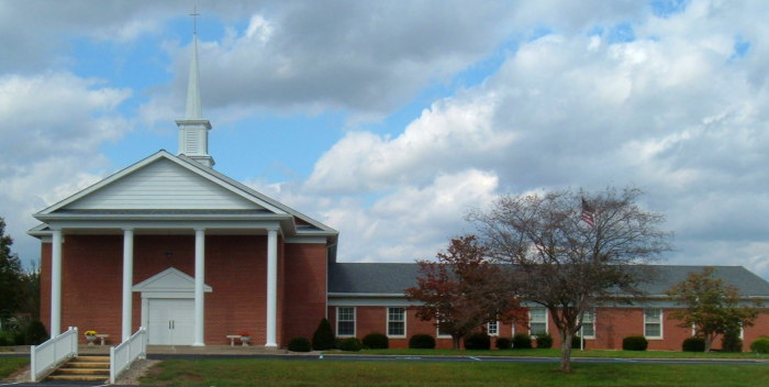 Front of the Paoli United Methodist Church.
