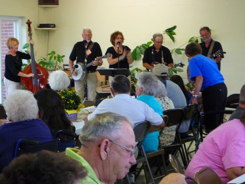 Crawford County Band and Tim Key's Group entertaining at the Good Samaritan BBQ at the Paoli United Methodist Church, August 2012.