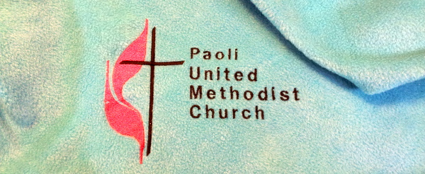 Paoli United Methodist Church prayer blanket.