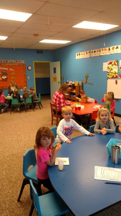 Children at the Paoli, Indiana United Methodist Church preschool.