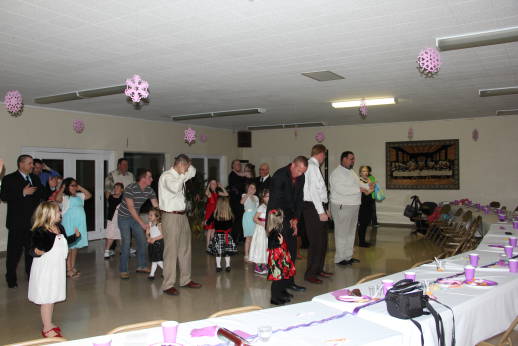 2014 Sugar Plum Ball father-daughter dance at the Paoli United Methodist Church.